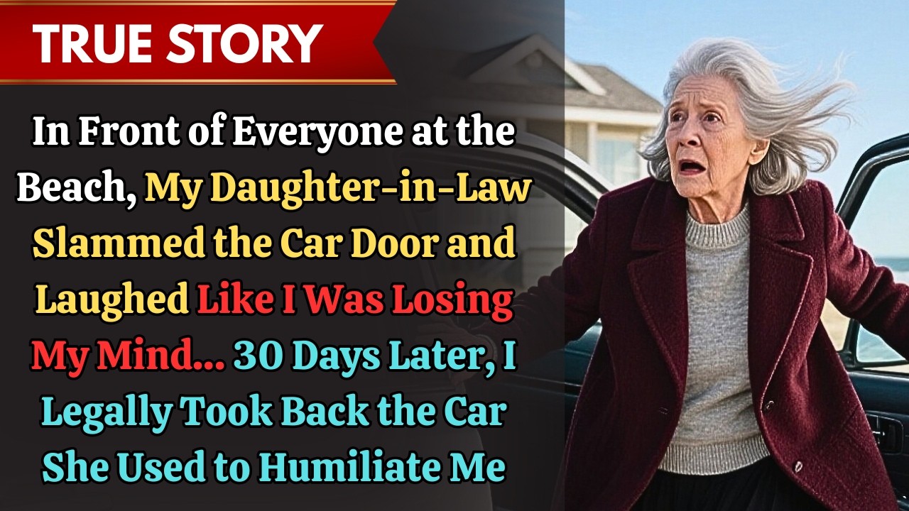 She Slammed the Door and Laughed at Me Like I Was Weak… 30 Days Later, I Took the Car Back—Legally