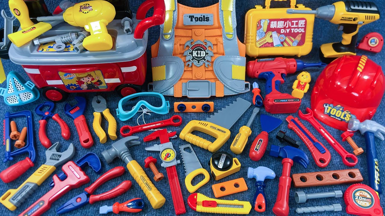 15 min to open the box,satisfied with the electric screwdriver,screw assembly toolbox |Toy Review  