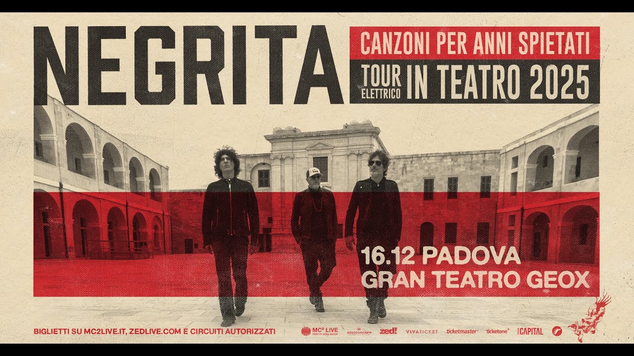 Negrita: In ogni atomo (Live @ Gran Teatro, Padova, 16/12/2025)