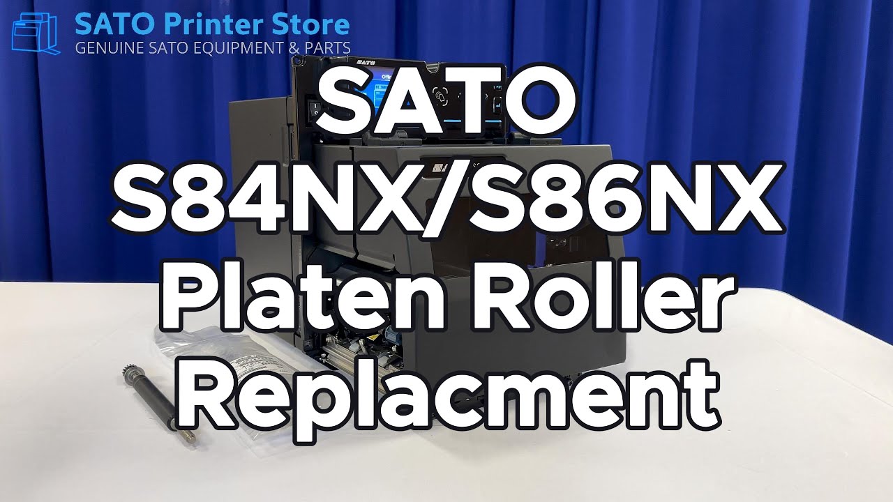 SATO S84NX/S86NX Platen Roller Replacement