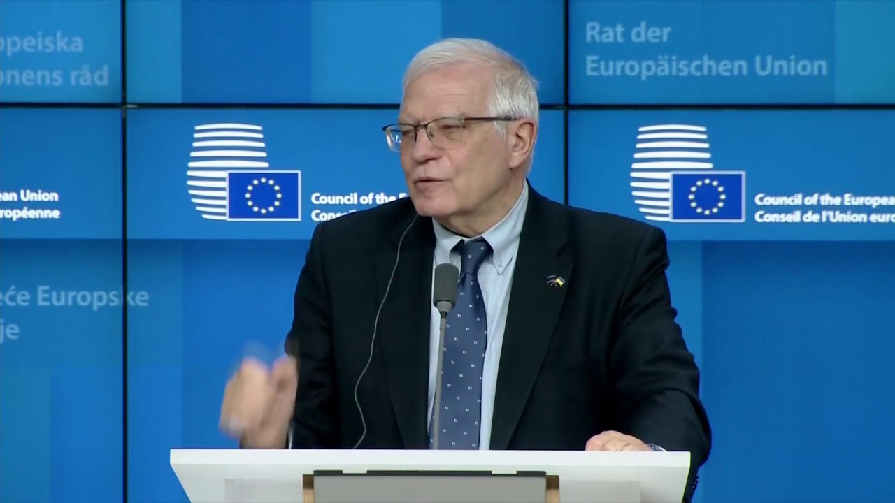 LIVE: EU's Borrell holds news conference after meeting