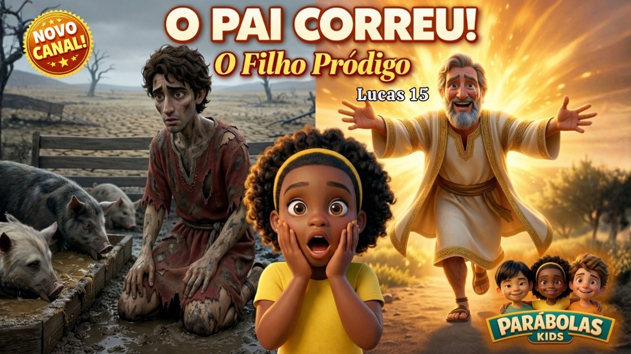 O Filho Pródigo 👦✝️ | Parábolas de Jesus para Crianças | Parábolas Kids