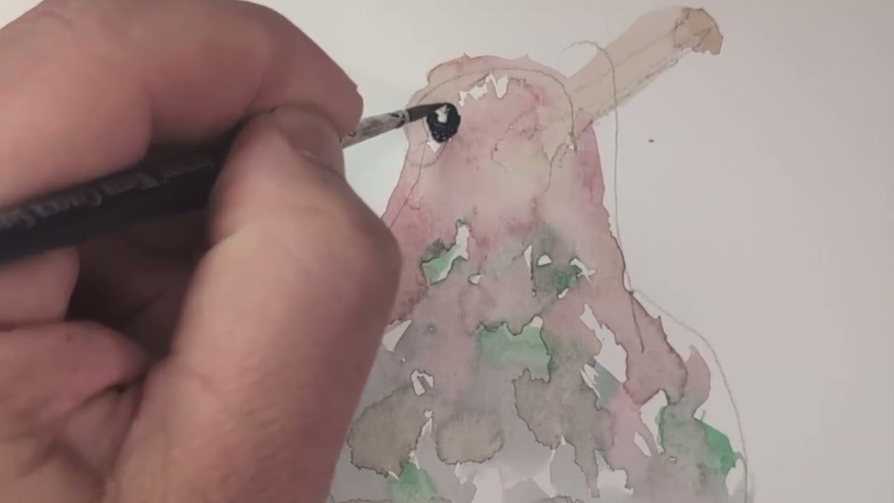 hummingbird watercolor