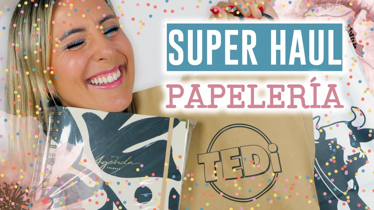 PAPELER&Iacute;A BONITA - Super haul de material escolar
