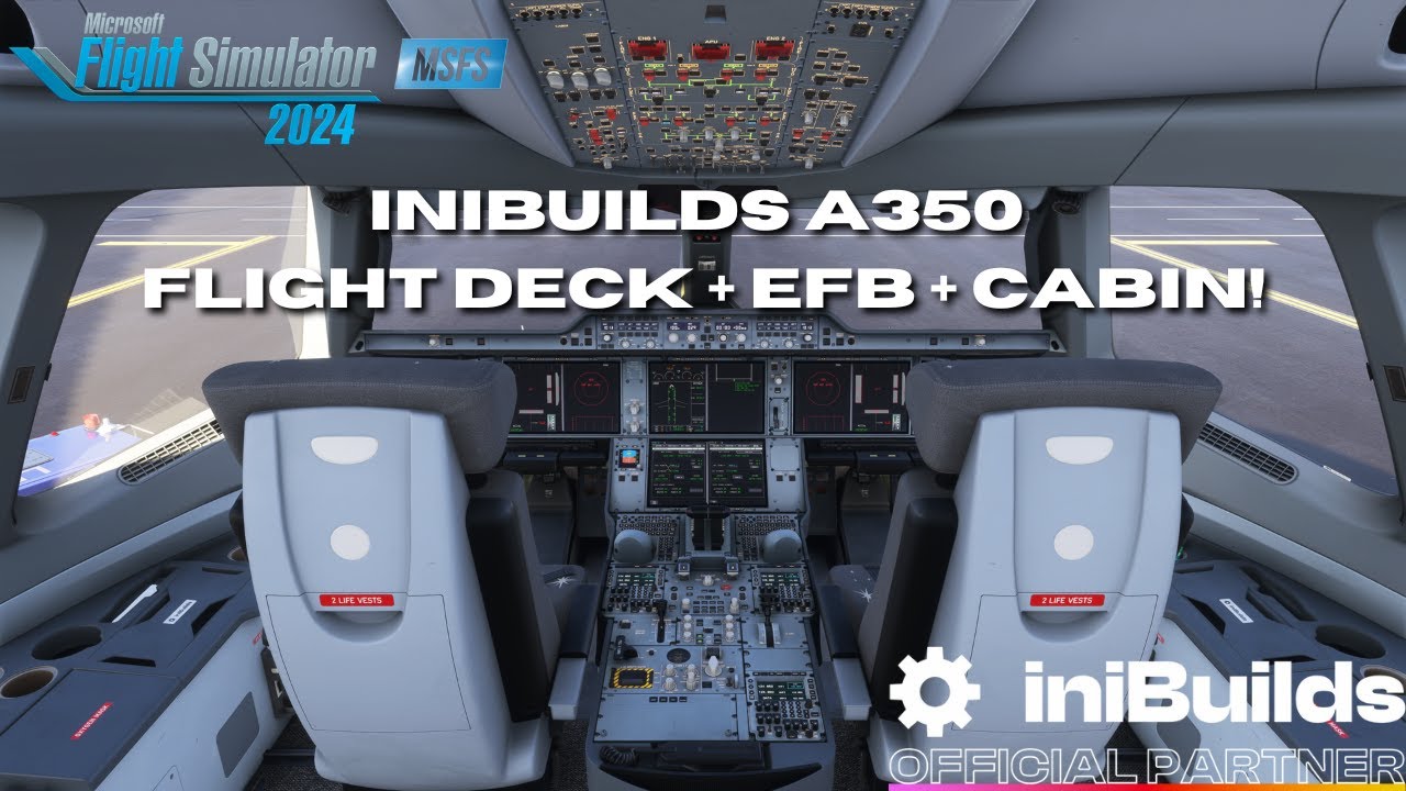 The iniBuilds A350 Interior Looks INCREDIBLE!
