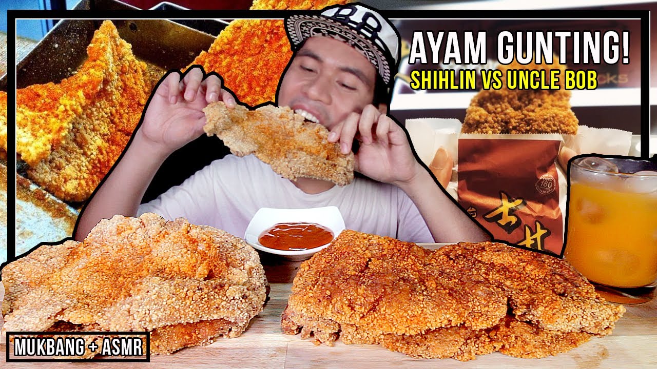 AYAM GUNTING MANA LAGI SEDAP? UNCLE BOB KE SHIHLIN TAIWAN? RUNGSING! | ASMR MUKBANG