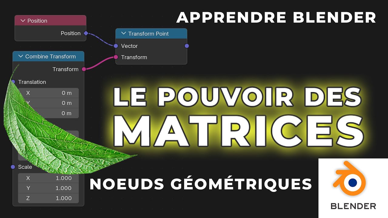 BLENDER : LE POUVOIR DES MATRICES