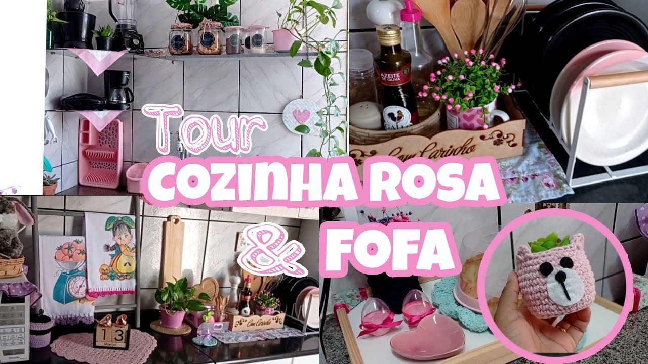 COZINHA ROSA E FOFA/tour 💕✨