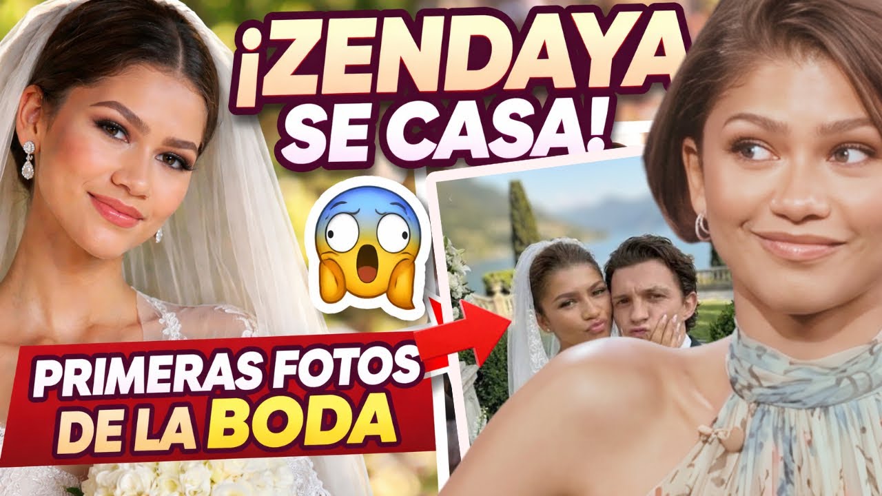 ZENDAYA MUESTRA LAS FOTOS INÉDITAS DE SU BODA#noticias #chisme
