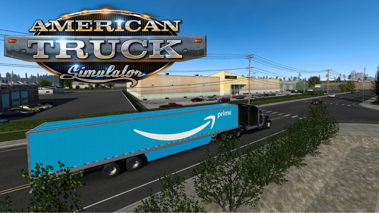 A Truck Driver Plays American Truck Simulator|UPS MOD|AMAZON LOAD|MOBILE, AL TO MONTGOMERY, AL.