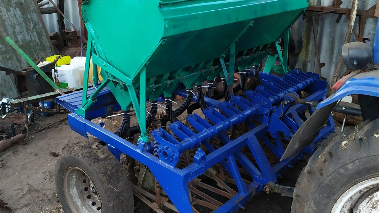 Сеялка 1.8. для минитрактора своими руками