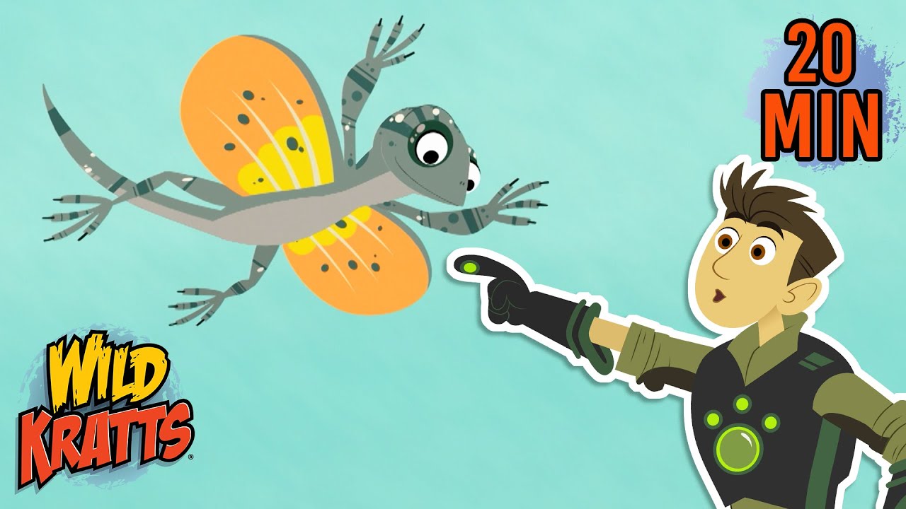 Leaping Lizards | Draco Lizards, Komodo Dragons & More | Animals for Kids | Wild Kratts