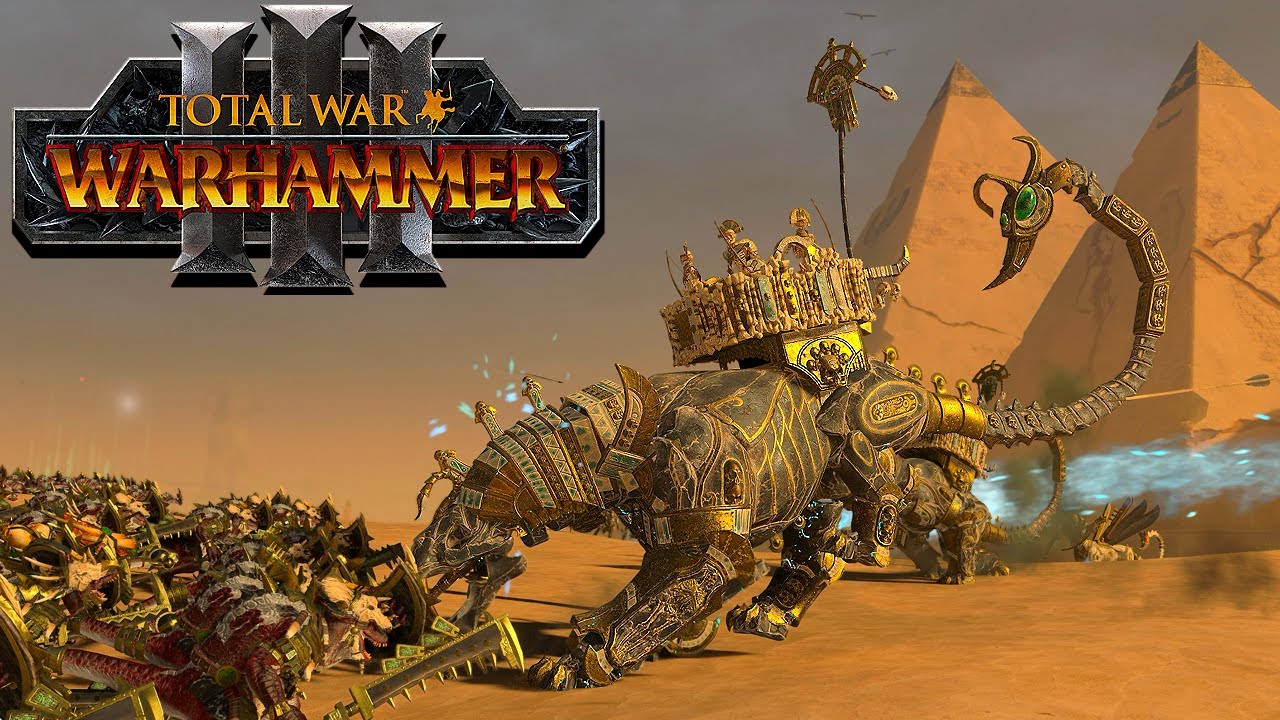 Total War: Warhammer III - Using Sphinxes to play with our Tzeentch-ian Food!