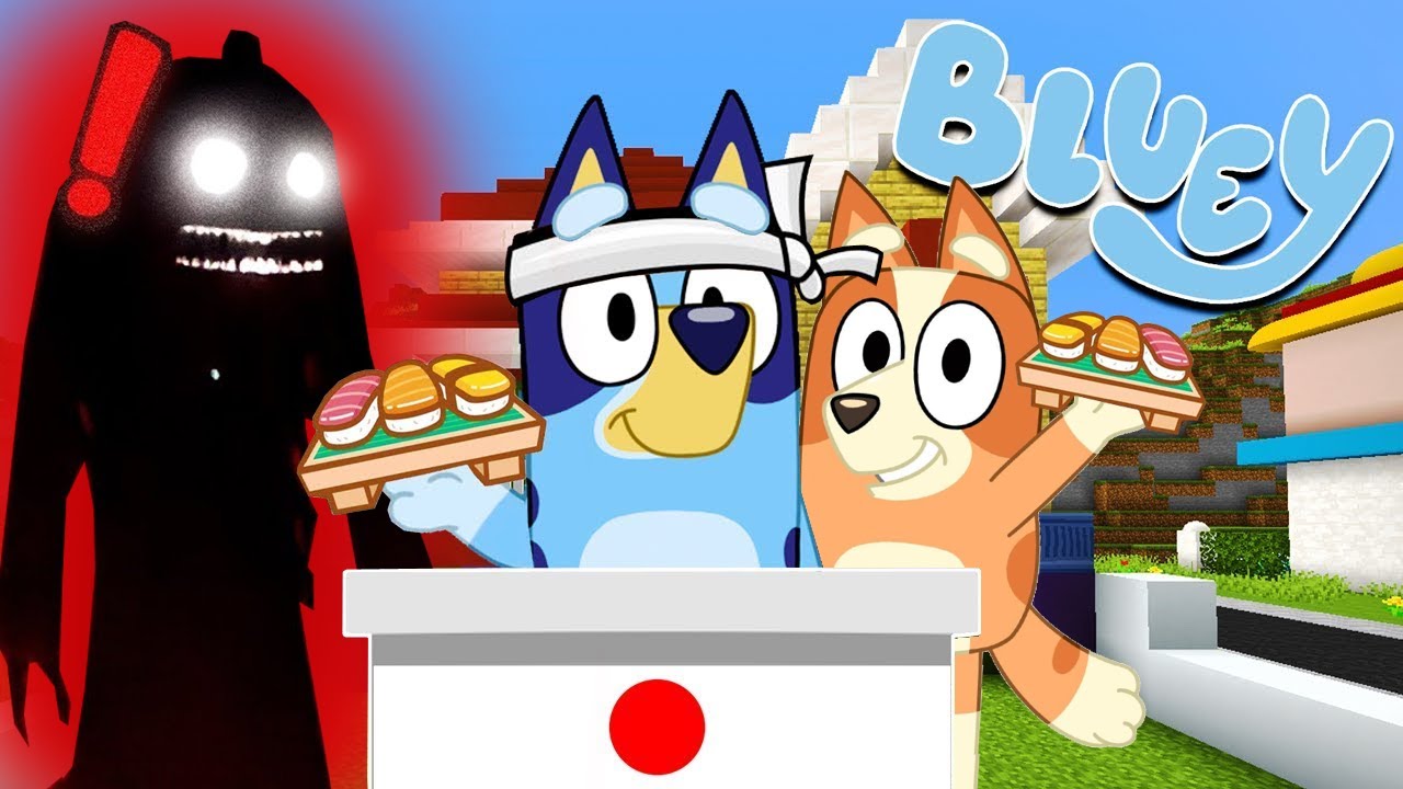 BLUEY y BINGO COCINAN en el SUSHI ATERRADOR | Las Aventuras de BLUEY en ROBLOX!