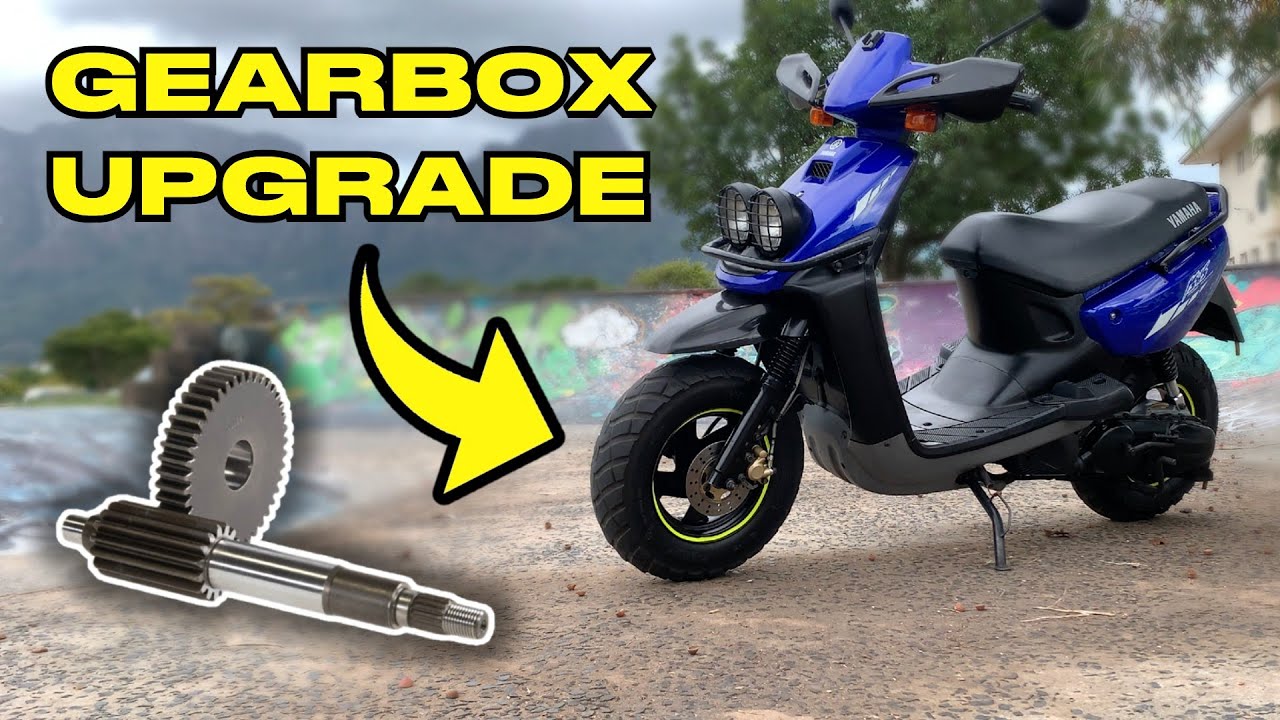 YAMAHA BWS Gearbox UPGRADE and full DRIVE installation [Part 1]