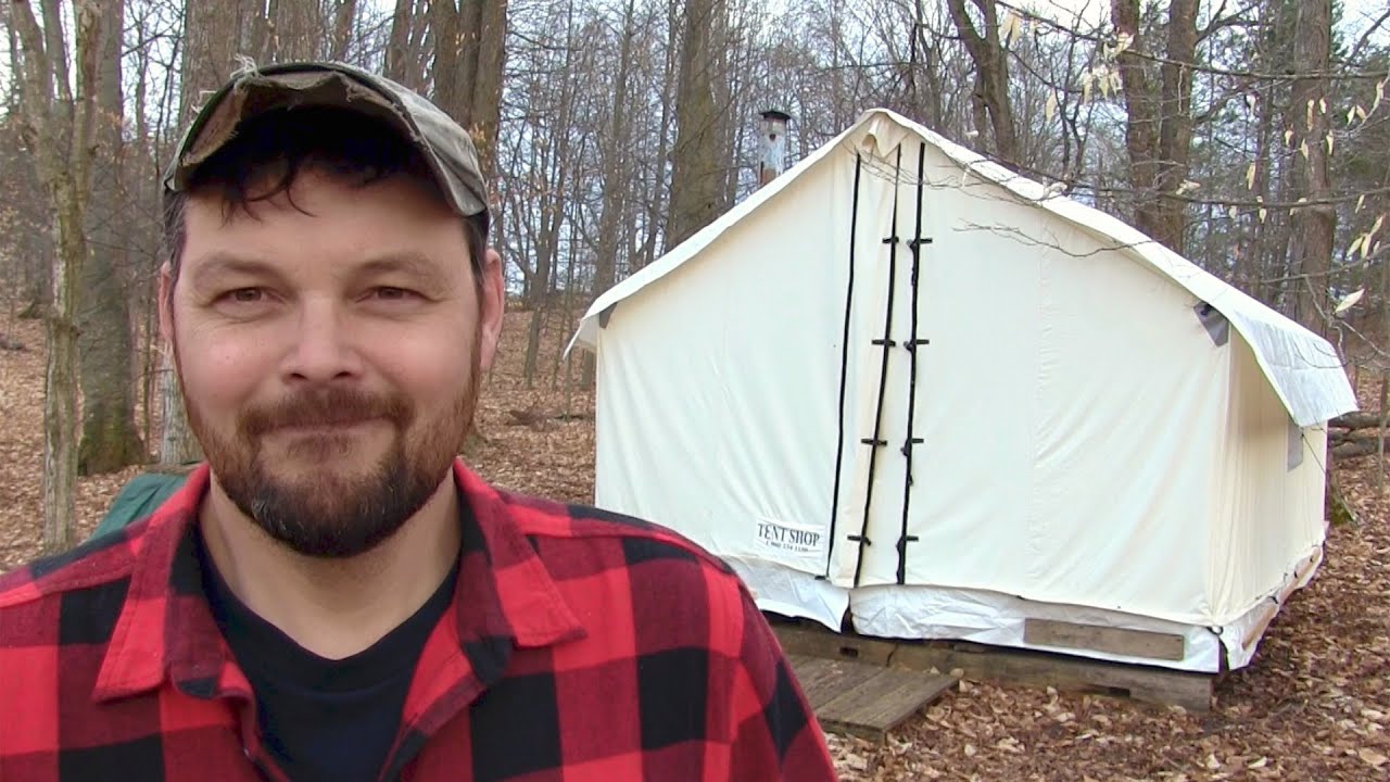 Living in a Wall Tent ,   Off Grid Homesteading in 2020