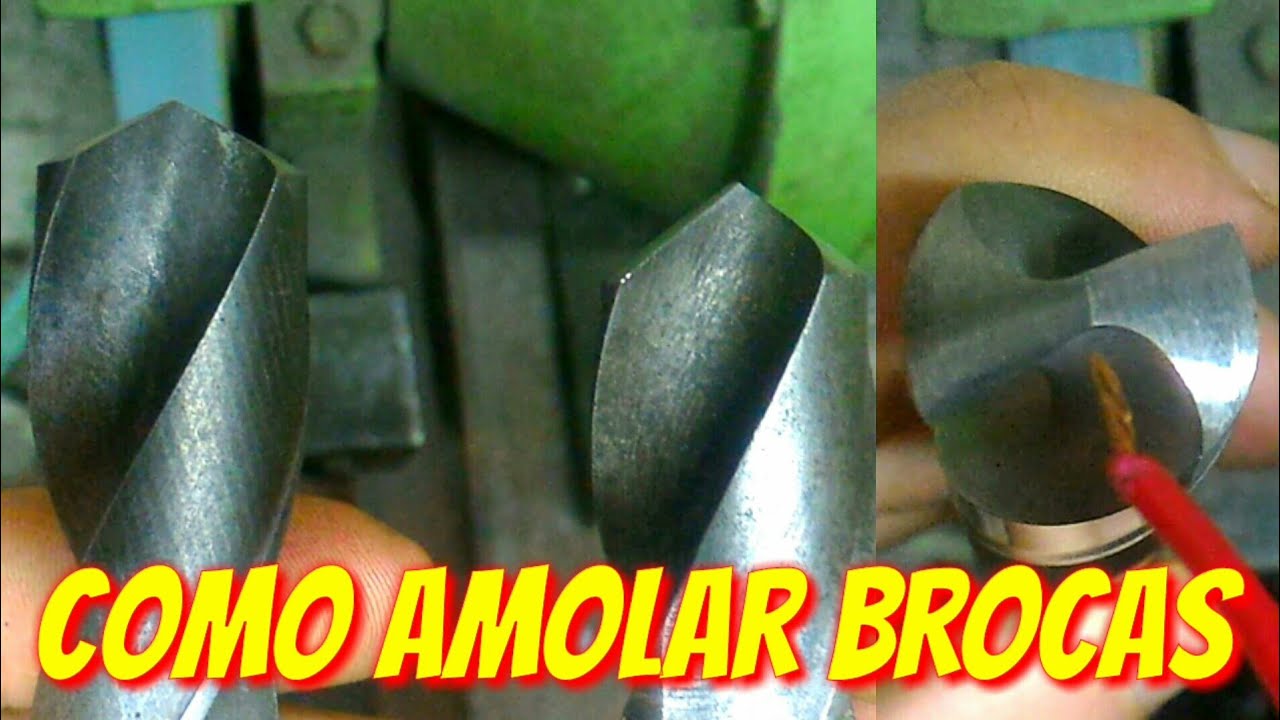 como afiar brocas
