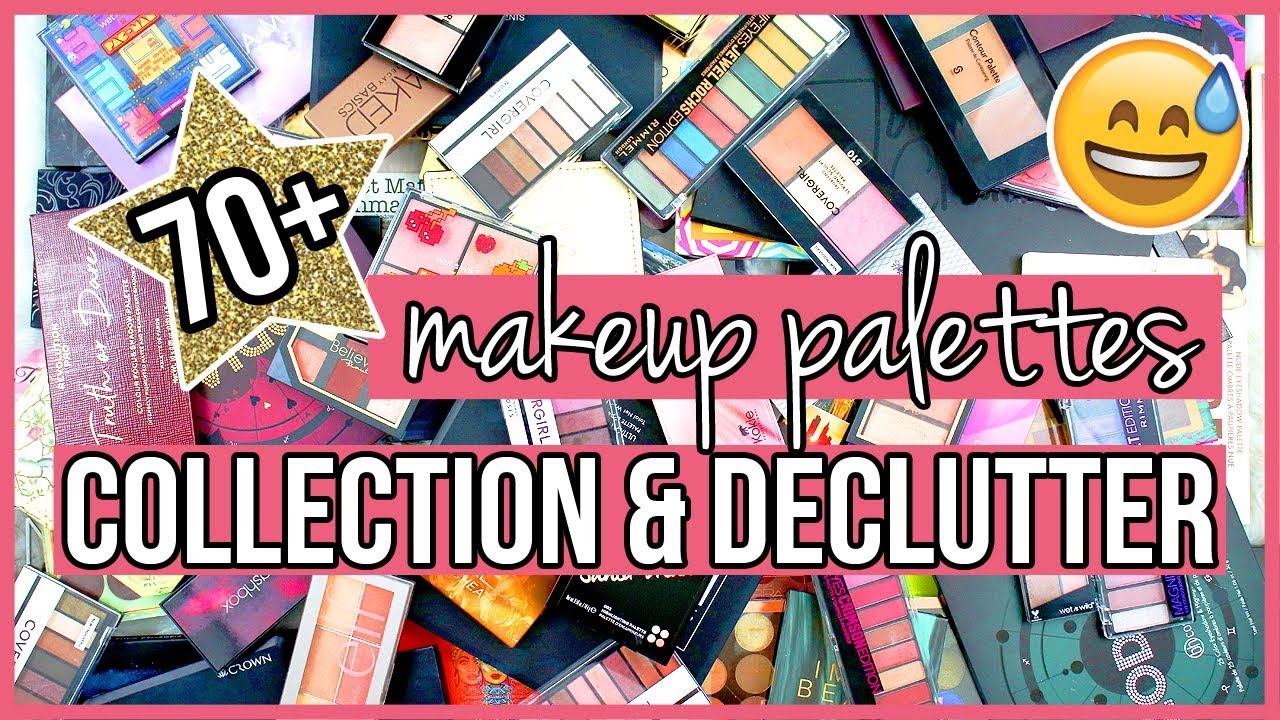 Getting Rid of HALF my Makeup Palettes | Makeup Declutter 2019