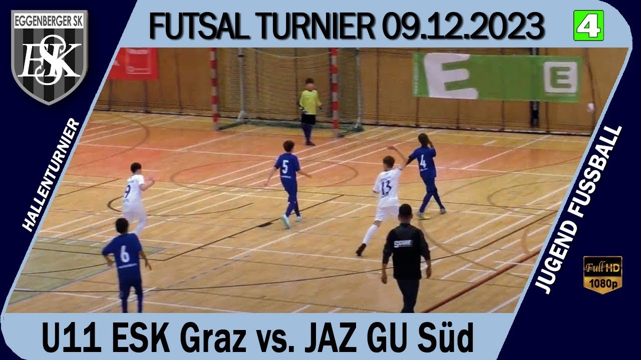 Panthera FUTSAL Turnier U11 ESK Graz vs. JAZ GU Süd gelb vom 9.12.2023