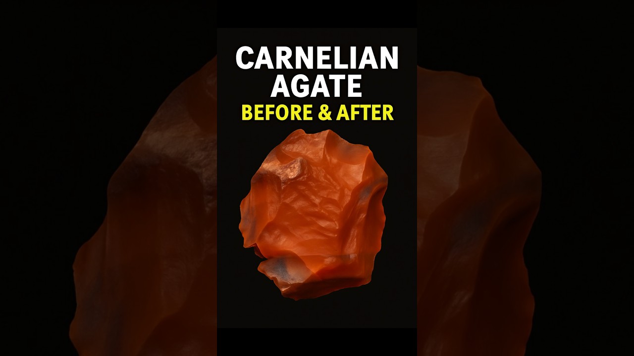Transforming Carnelian Agate: Before & After