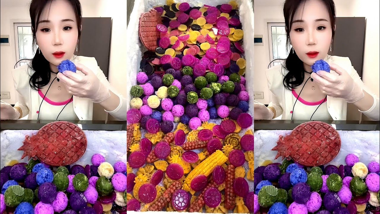 ASMR SHAVED ICE EATING. ICE EATING YY