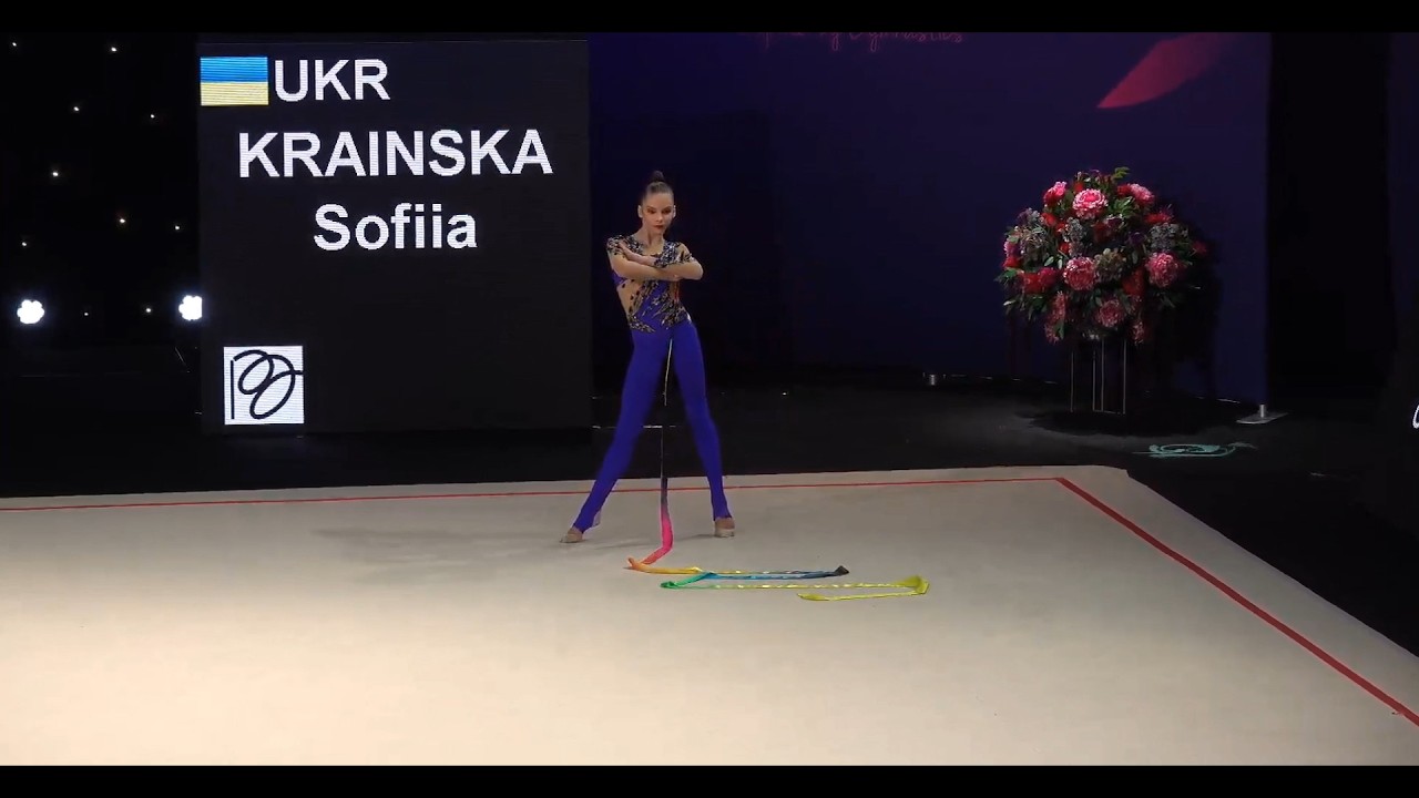 Sofiia Krainska Ribbon 22,600 - International Junior Tournament FIG 