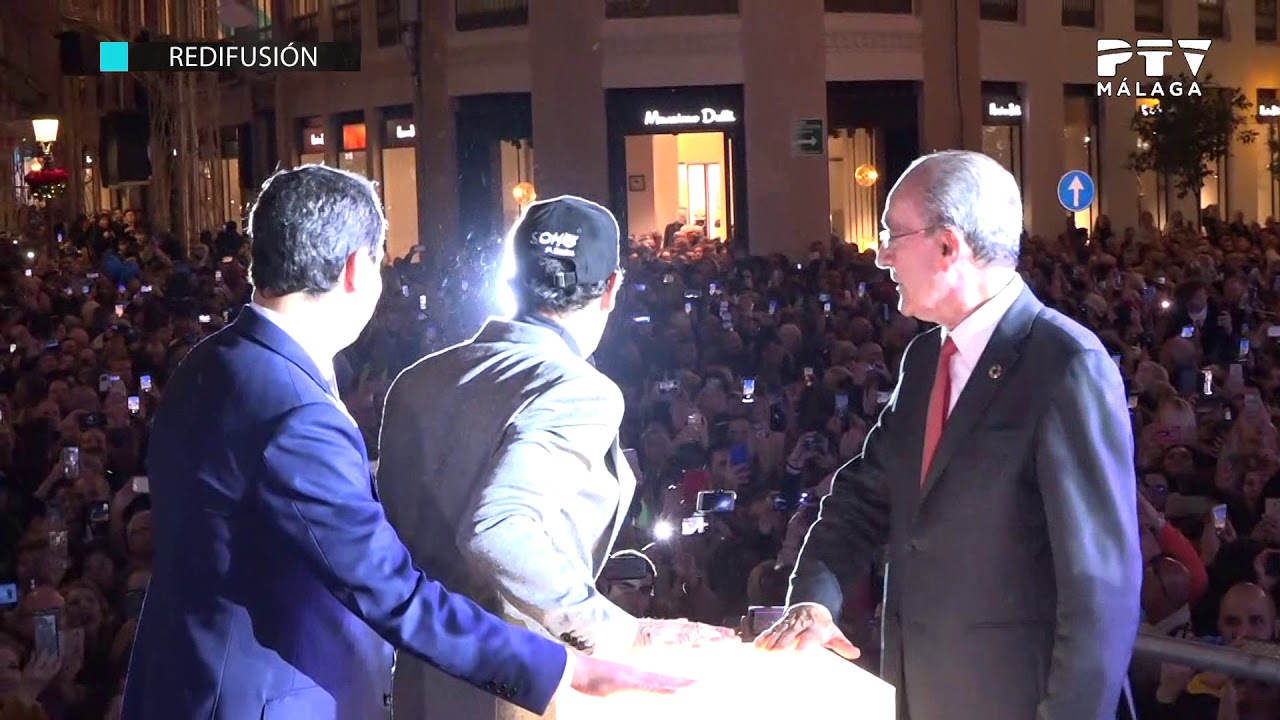 Inauguración luces #Navidad por Antonio Banderas  29/11/2019