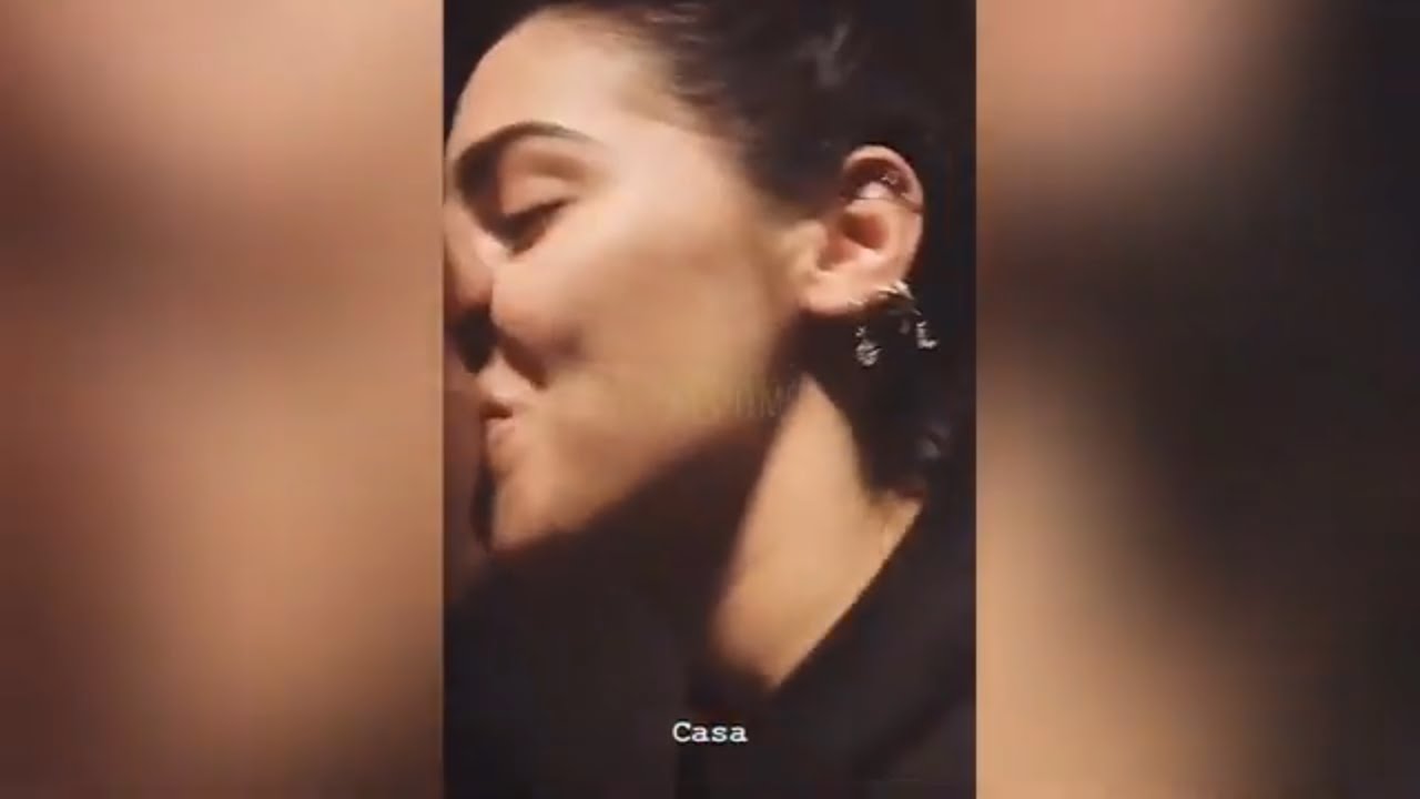 GIULIA DE LELLIS CON IRAMA INC..ATO NERO IL GIORNO DEL SUO COMPLEANNO