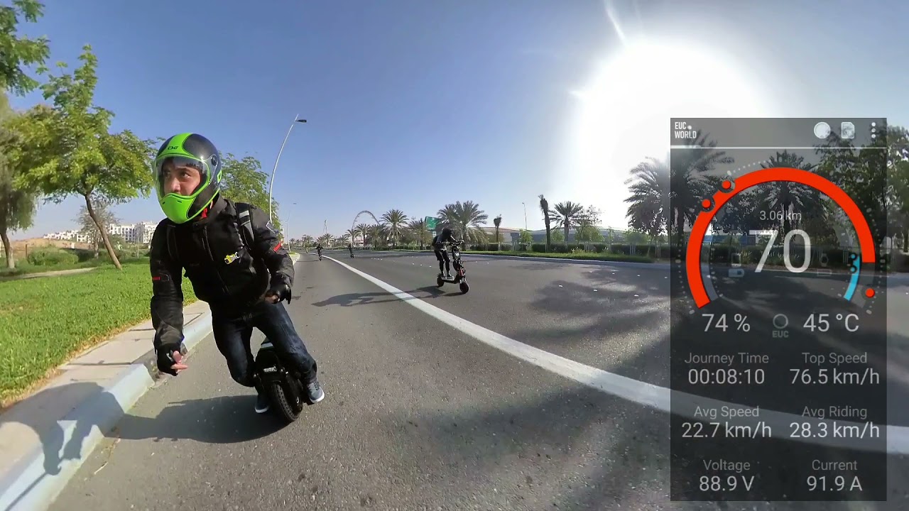 Veteran Sherman speed test against powerful electric scooters