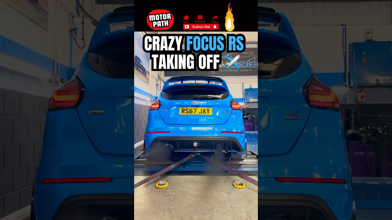 INSANE FOCUS RS DYNO PULL💀🔥 #ford #focus #focusrs #rs #fordfocusrs #shorts #shortsfeed