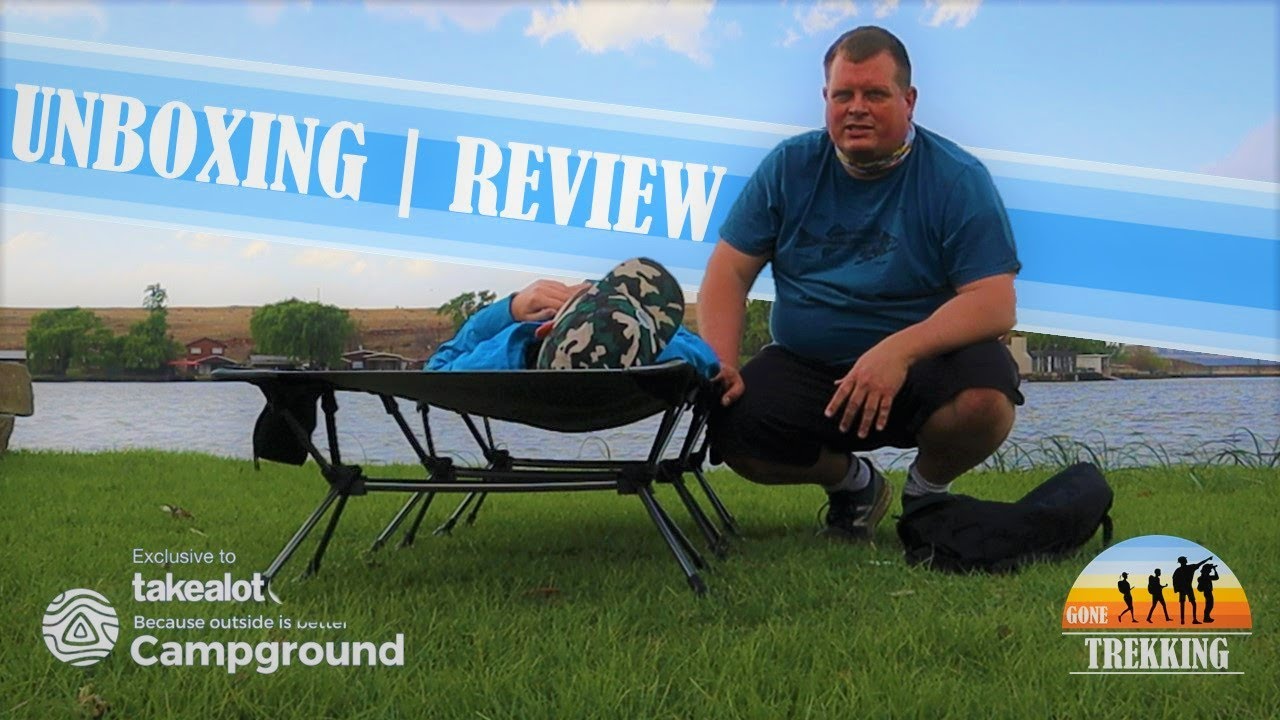 Product Review | So many parts? Time lapse | Campground Elevated Cross-Leg Camp Stretcher