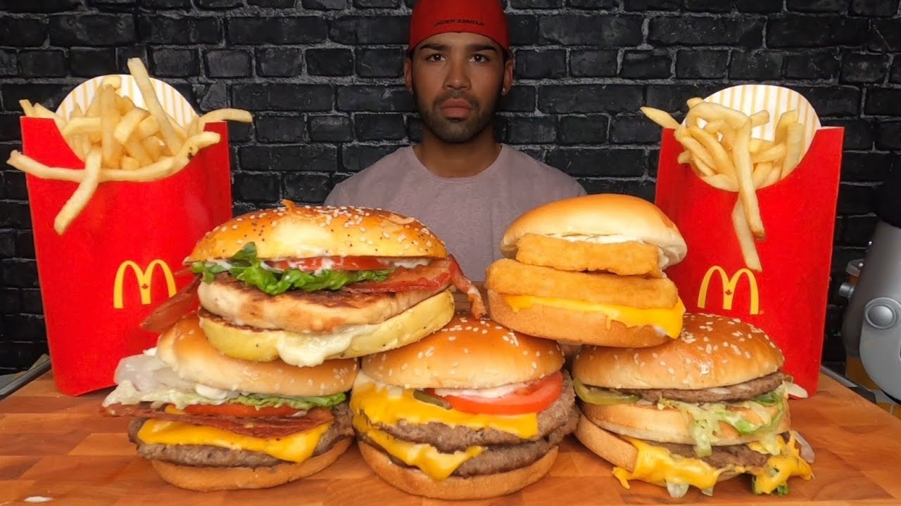 (ASMR) MCDONALD'S MUKBANG