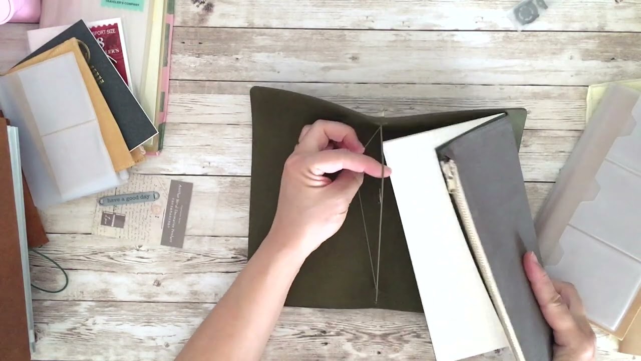Alternative to Olive Edition Traveler's Notebook || Beautiful Affordable Dupe