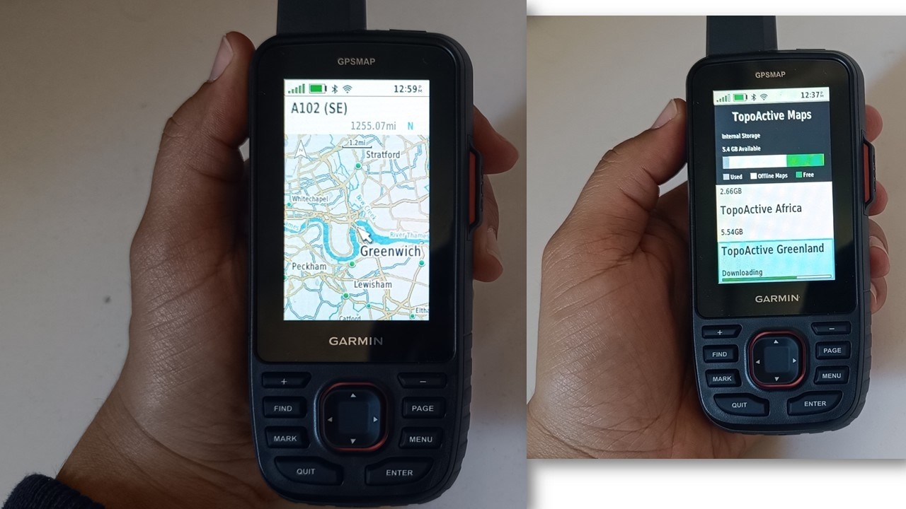 Как добавить карты TopoActive в Garmin GPSMAP 67