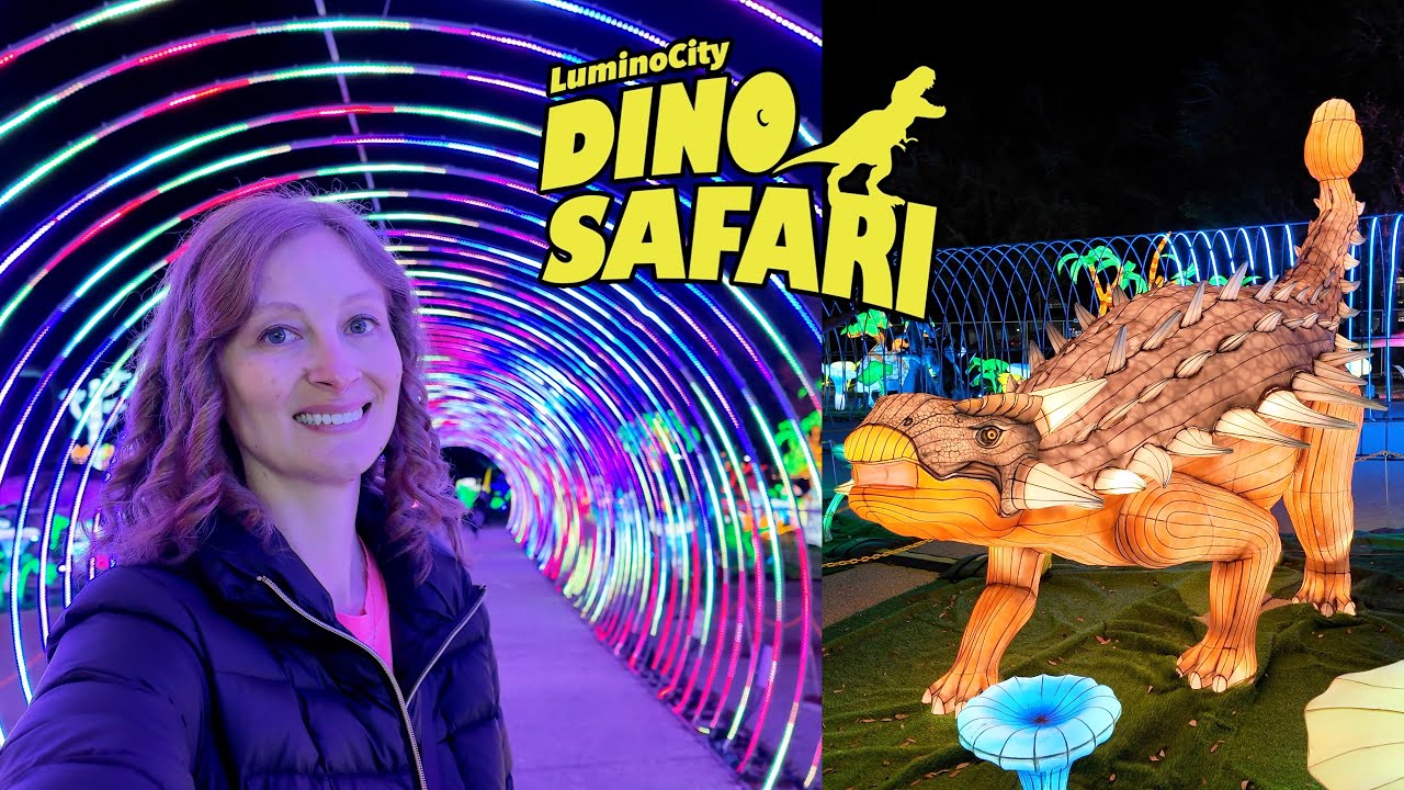 COOLEST Festival in ORLANDO - LuminoCity Dino Safari Full Tour