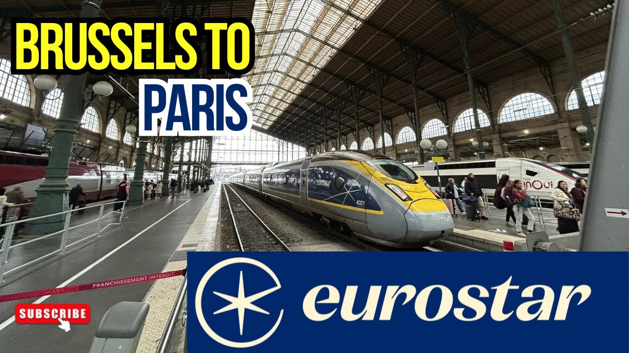 Eurostar's Uncomfortable Standard Class - Brussels to Paris in under 90 minutes!