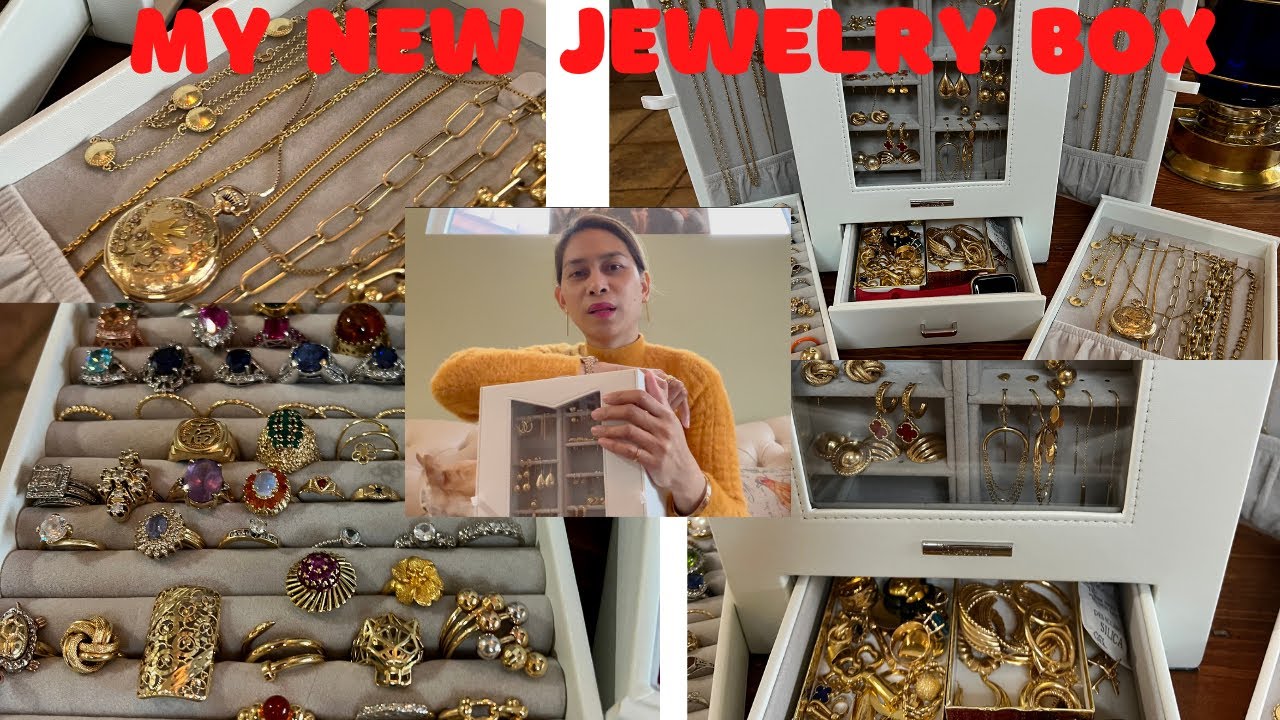 My Jewelry Box and updated Jewelry/Real Gold collection 18k,14 karat