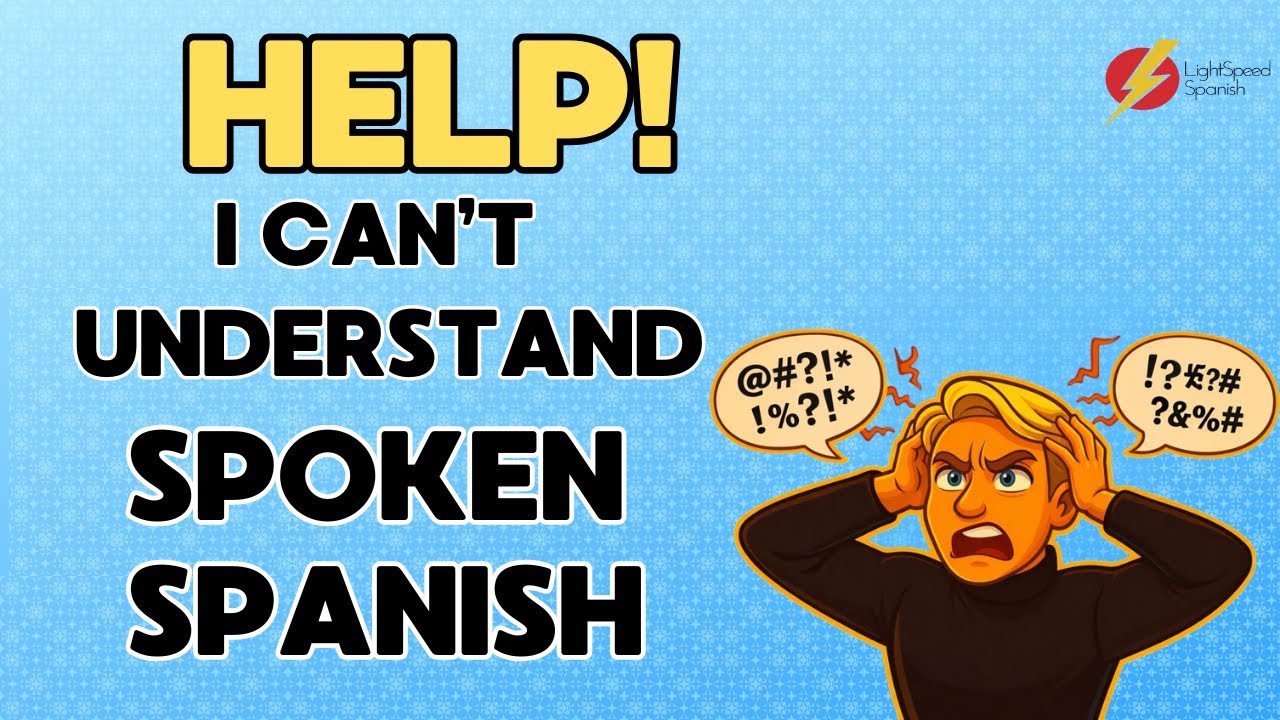 Why Spoken Spanish Sounds Impossible (And the Simple Fix)✅