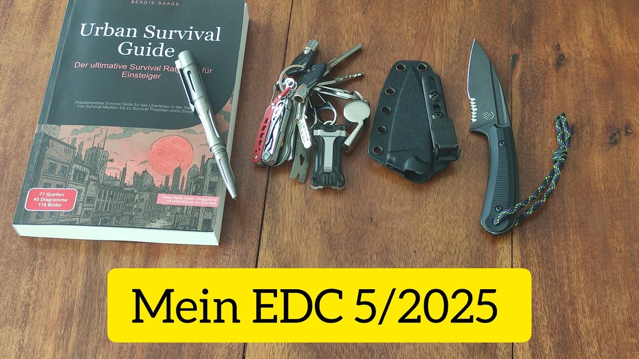 Мой набор для повседневного ношения (EDC) на 5/2025 — для гражданских случаев.