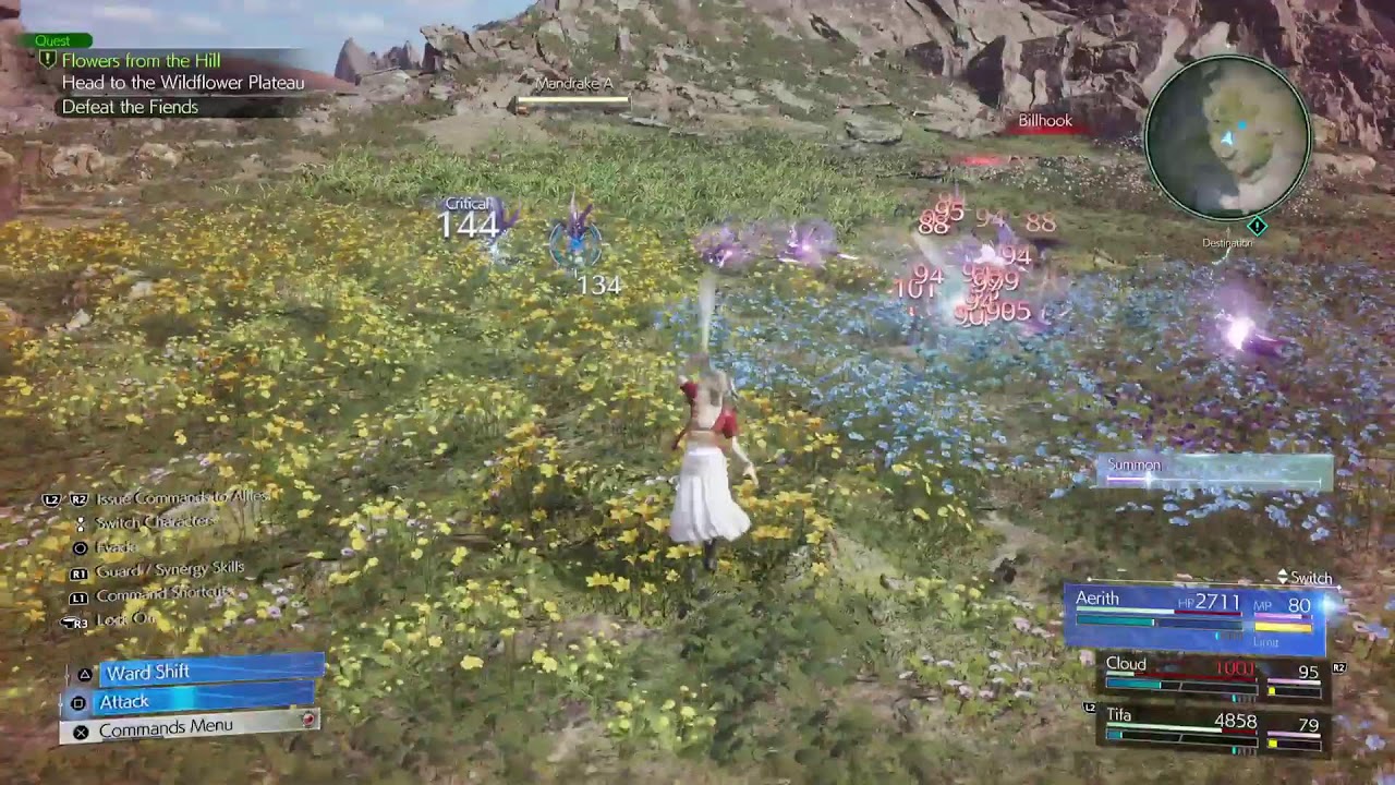 Final Fantasy Rebirth chapter2 Ps5 pro pt.2