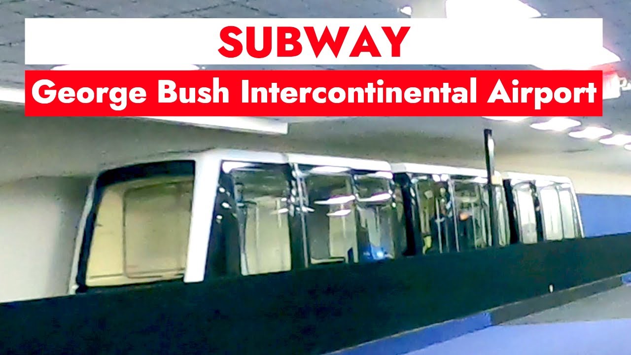 🚃Subway Train | Transfer between Terminals | George Bush Intercontinental Airport | Houston, Texas