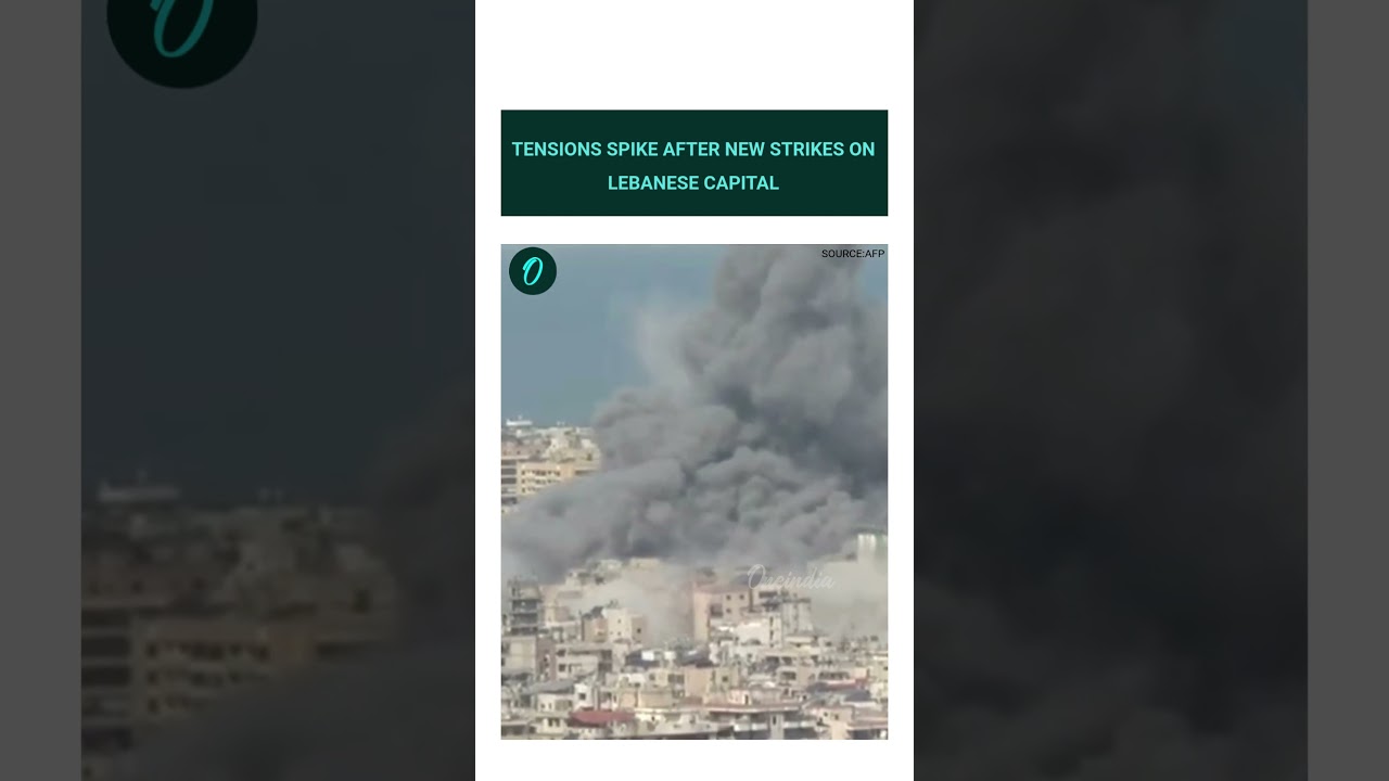 Fresh Israeli Airstrikes Rock Southern Beirut Suburbs