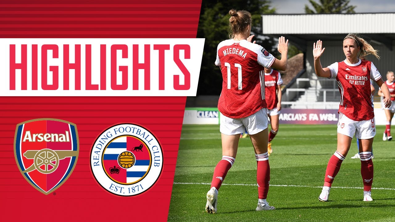 HIGHLIGHTS | Arsenal vs Reading (6-1) | A Roord hat-trick and a Miedema rocket