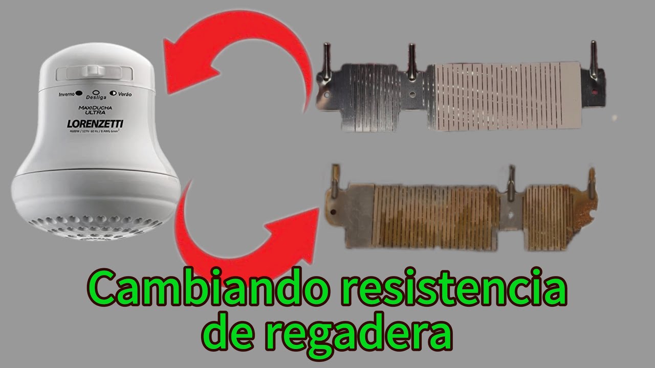 Regadera eléctrica lorenzetti no calienta, intentando cambiar la resistencia