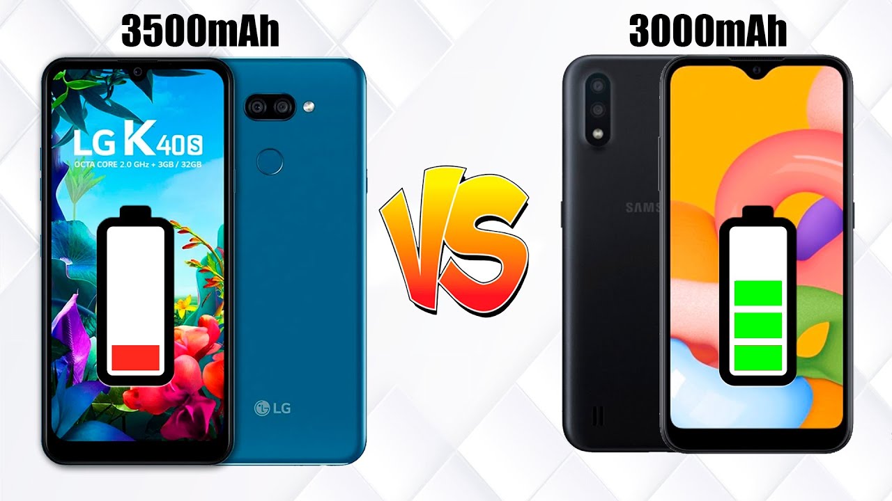 MEGA Teste! LG K40S vs Samsung Galaxy A01 até acabar a bateria.
