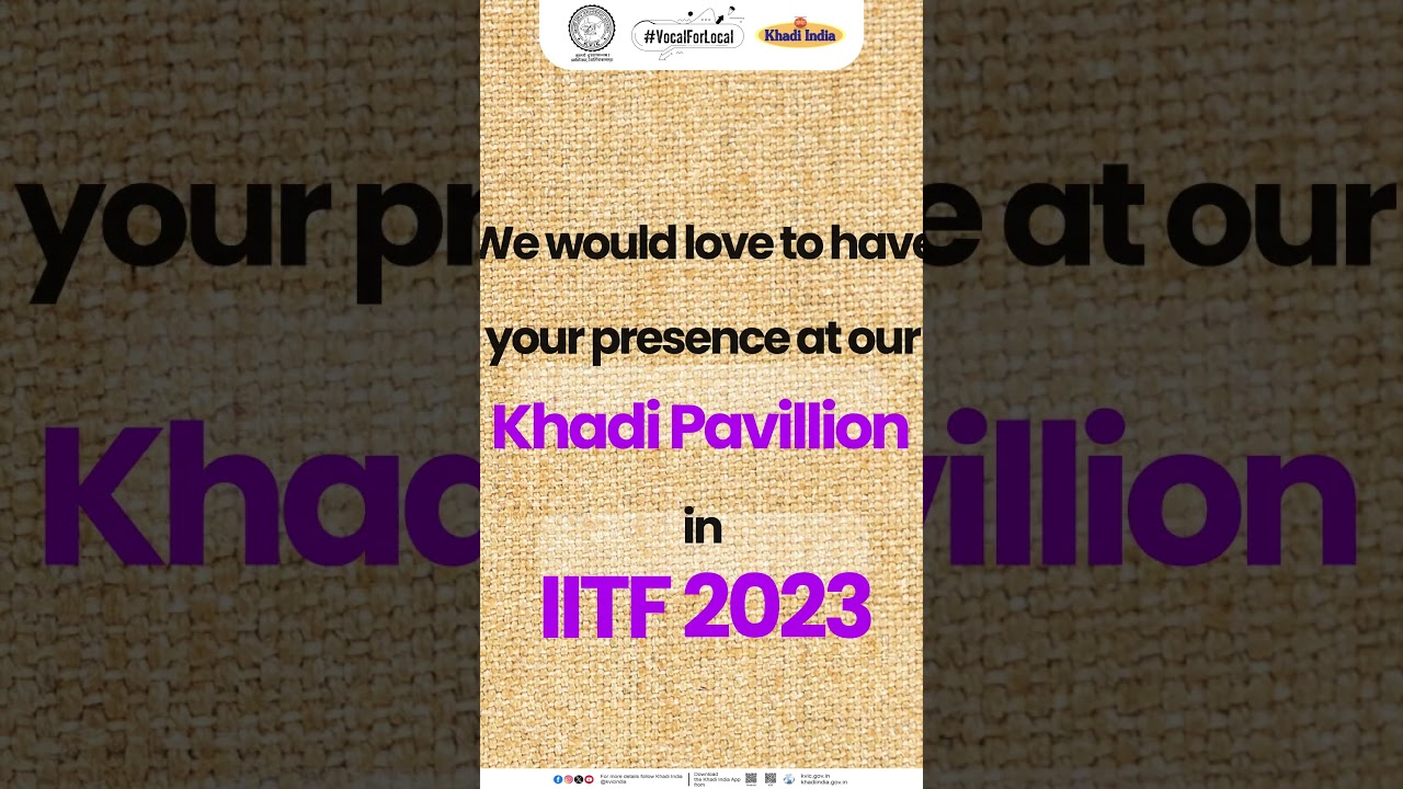 Khadi Pavilion at IITF 2023 in Pragati Maidan, New Delhi catches everyone's attention || Khadi India