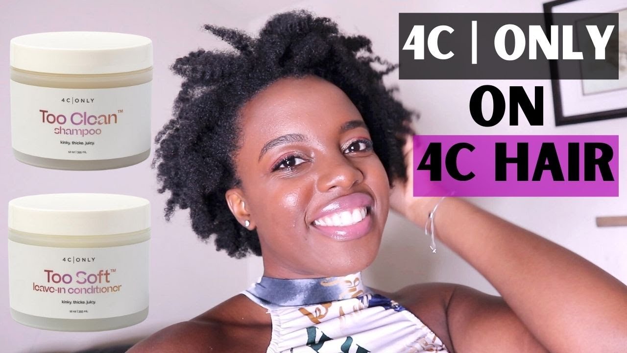 The Best Products For Moisturized & Defined 4C Natural Hair | 4C ONLY REVIEW
