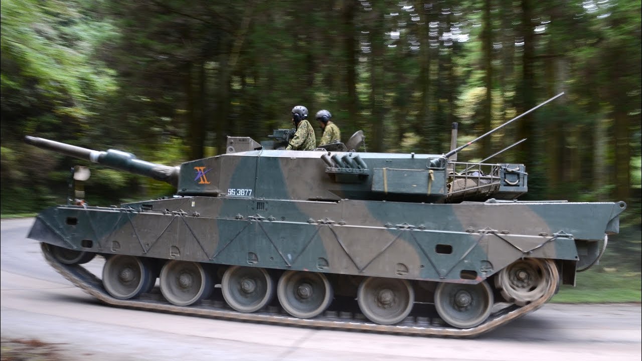 陸上自衛隊10式戦車玖珠上山 / JGSDF Type 10 Main Battle Tanks - 2016