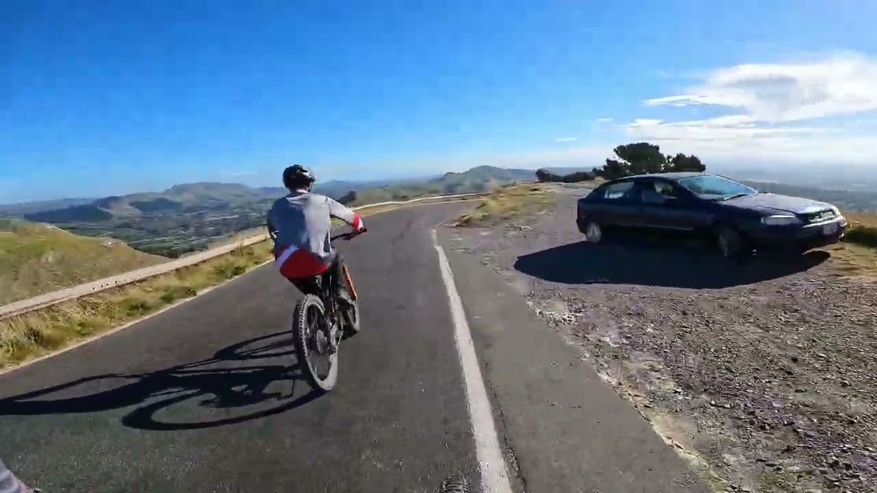 Fun ride with school up the Peak and someone crashes