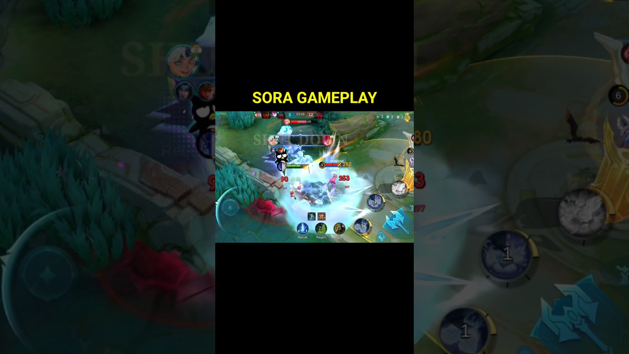 MOBA LEGENDS 5v5 SORA GAMEPLAY #shorts #mobilelegends #mlbb #moba #mobalegends5v5 #mobalegends